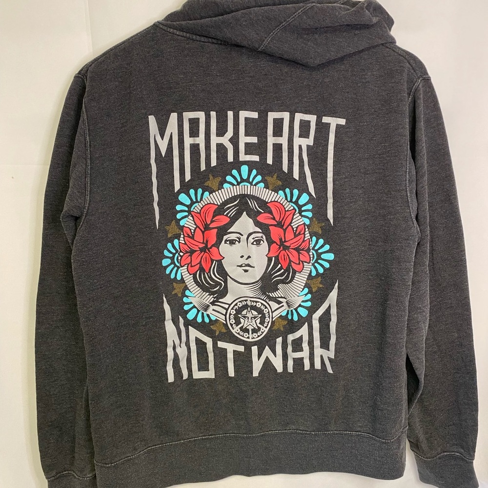 Obey zip up hoodie